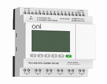 ПЛК 430 Модуль ЦПУ 4 DI 6 UI (0-10 В/DI) 2 UI (0-10 В/0-20 мА/DI) 6 RO 24В DC с Ethernet портом с экраном ONI купить  Аксессуары для микро ПЛК Промышленное оборудование от производителя