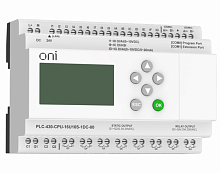 ПЛК 430 Модуль ЦПУ 4 DI 12 UI (0-10 В/DI) 8 RO 2 TO 24В DC с Ethernet портом с экраном ONI купить  Аксессуары для микро ПЛК Промышленное оборудование от производителя