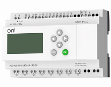 ПЛК 410 Модуль ЦПУ 14 DI 8 RO 220В AC с Ethernet портом с экраном ONI Промышленное оборудование от производителя Программируемые логические контроллеры и реле для частотных преобразователей