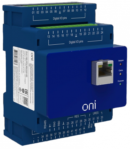 ПЛК 150 Модуль ЦПУ 9 UI 10 UIO 24 DIO 24В DC без экрана ONI купитьПромышленное оборудование от производителя