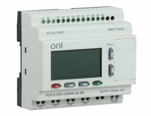 Логическое реле PLR-S. CPU1004(R) 220В AC с экраном ONI Промышленное оборудование от производителя с доставкой по России