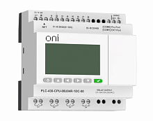 ПЛК 430 Модуль ЦПУ 4 DI 4 UI (0-10 В/DI) 4 RO 24В DC с Ethernet портом с экраном ONI купить  Аксессуары для микро ПЛК Промышленное оборудование от производителя