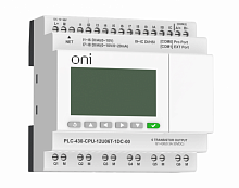 ПЛК 430 Модуль ЦПУ 4 DI 6 UI (0-10 В/DI) 2 UI (0-10 В/0-20 мА/DI) 6 TO 24В DC с Ethernet портом с экраном ONI купить  Аксессуары для микро ПЛК Промышленное оборудование от производителя