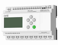 ПЛК 430 Модуль ЦПУ 16 DI 10 RO 220В AC с Ethernet портом с экраном ONI купить  Аксессуары для микро ПЛК Промышленное оборудование от производителя